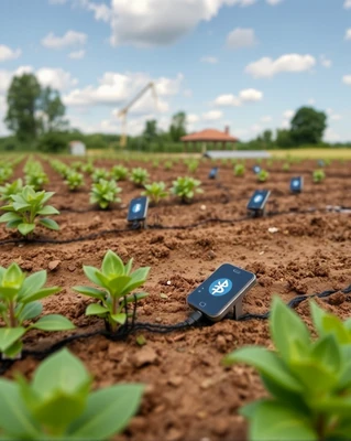 Smart Irrigation System Using Periodic Advertisement With Response (PAwR) Feature Of Bluetooth Low Energy